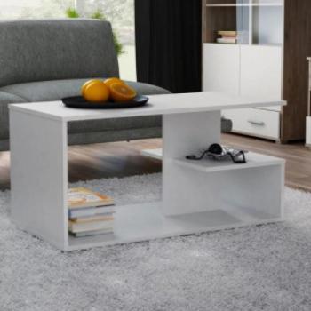 Drohmo Dallas dohányzóasztal, 91x40x51 cm, fehér kép