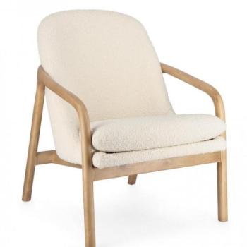 ELAIDE Bézs Gumifa Fotel kép