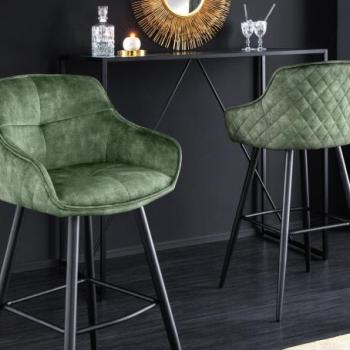 EUPHORIA zöld fém bárszék kép