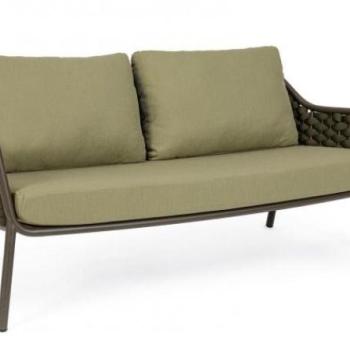 EVERLY Zöld Alumínium Kerti kanapé kép