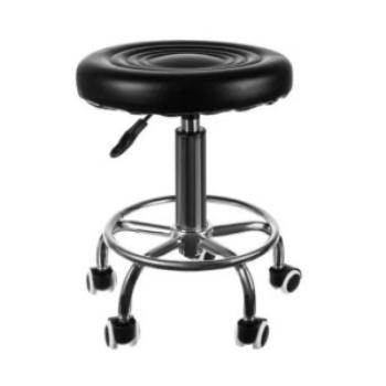 Gurulós forgózsámoly, forgószék - fekete kép