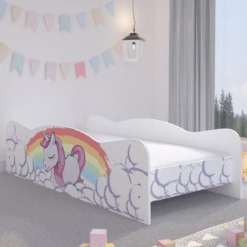 Gyönyörű fehér gyerekágy 160 x 80 cm - My Little Ponny kép