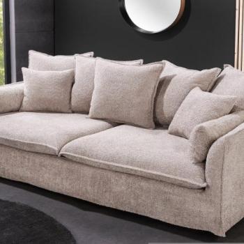 HEAVEN 3 személyes bézs nyárfa kanapé 205cm kép