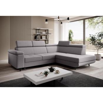 JOGI szürke sarokkanapé jobbos kép