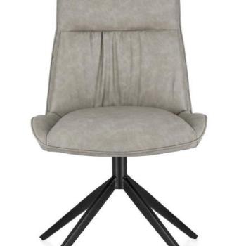 JORDAN világosszürke műbőr étkezőszék kép