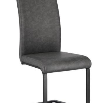 KENNETH szürke ökobőr étkezőszék kép