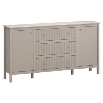 Komód, szürkésbarna Taupe/craft arany tölgy, KLIO 2D3S kép