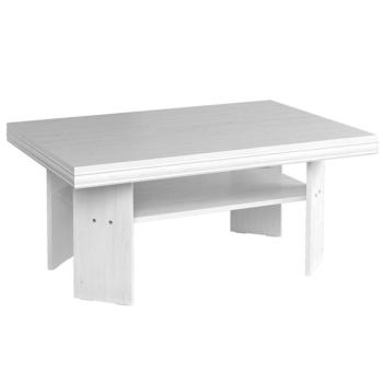 KORA törtfehér mdf dohányzóasztal 120cm kép
