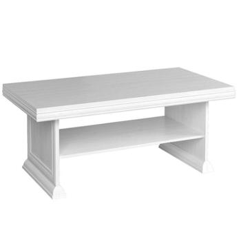 KORA törtfehér mdf dohányzóasztal 125cm kép