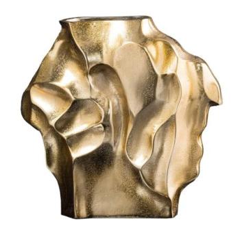 LIQUID arany váza 25cm kép