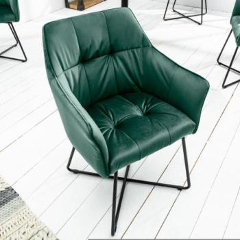 LOFT zöld fém szék kép