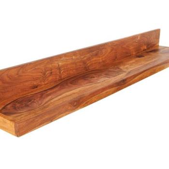 MAKASSAR rózsafa fa fali polc 110cm kép