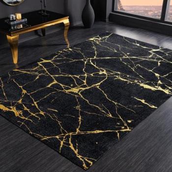 MARBLE fekete szőnyeg 160x240 kép