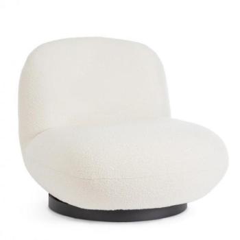 MARGOT Fehér Textil Fotel kép