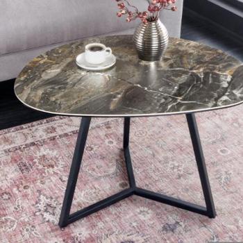 MARVELOUS márványhatású kerámia dohányzóasztal 70cm kép