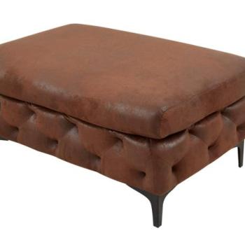 MODERN BAROCK antik barna Chesterfield stílusú bárszék 90cm kép