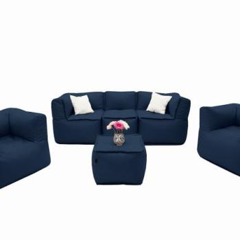 MODULTEX textil moduláris készlet 5 személyes (sötétkék) kép