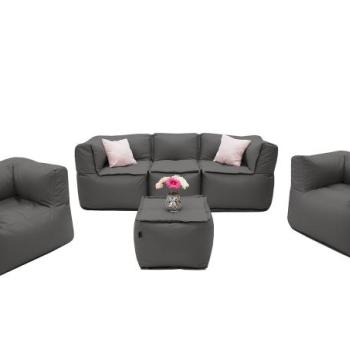 MODULTEX textil moduláris készlet 5 személyes (szürke-barna) kép