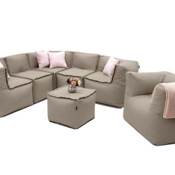 MODULTEX textil moduláris készlet 6 személyes (cappuccino) kép