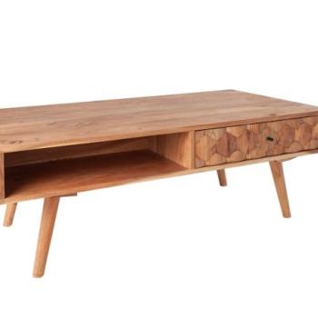 MYSTIC LIVING akácfa dohányzóasztal 100cm kép