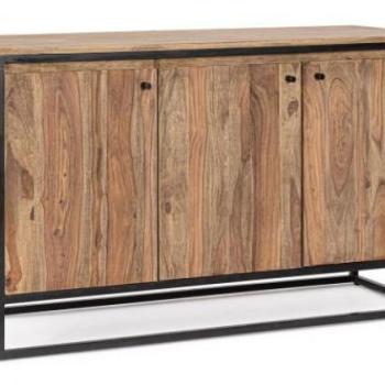 NARTAN Barna Sheesamfa Tálalószekrény kép