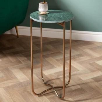 NOBLE I zöld márvány dohányzóasztal 35cm kép