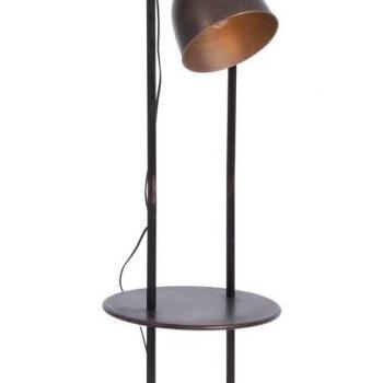 ODD bronz állólámpa polccal 141cm kép