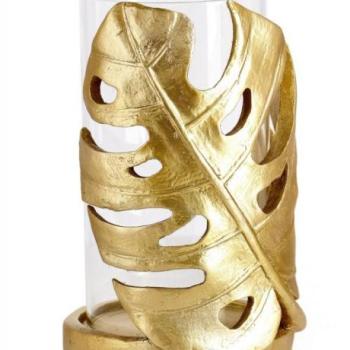 PALONG levél gyertyatartó 23cm kép