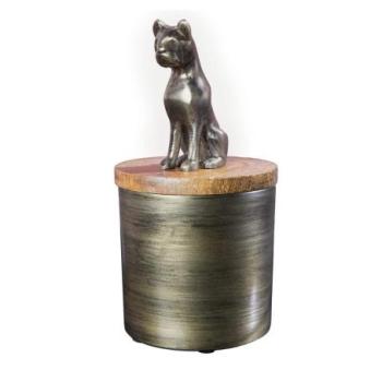 PANTHER arany vas mangófa szobor kép