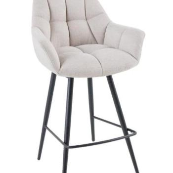 PAPILLON pezsgőszínű fém bárszék kép