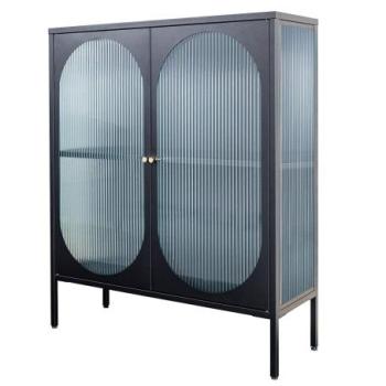 PARIS fekete üveg vtirin 110cm kép