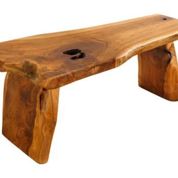 ROOT barna teakfa ülőpad 100cm kép