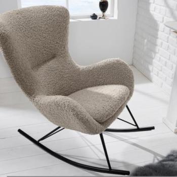 SCANDINAVIA SWING szürke fém hintaszék kép