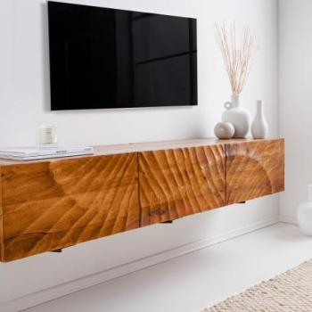 SCORPION barna mangófa tv szekrény 160cm kép