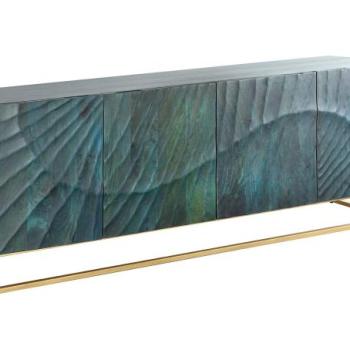 SCORPION türkiz mangófa komód 180cm kép