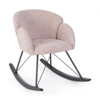 SIBILLA Rózsaszín Szövet Hintaszék kép