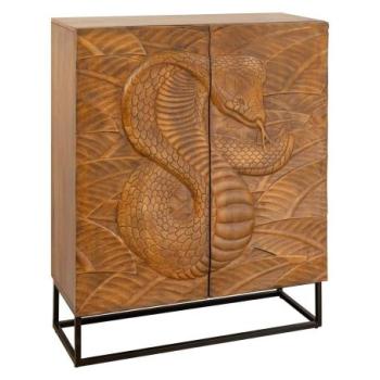 SNAKE mangófa barna tálalószekrény 120cm kép