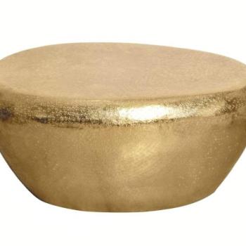 STONE arany dohányzóasztal kép