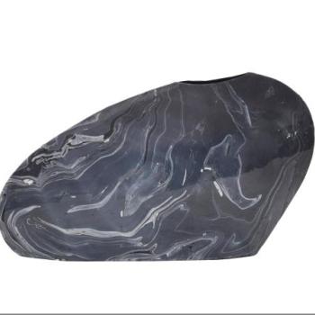 STONE fekete kő váza kép