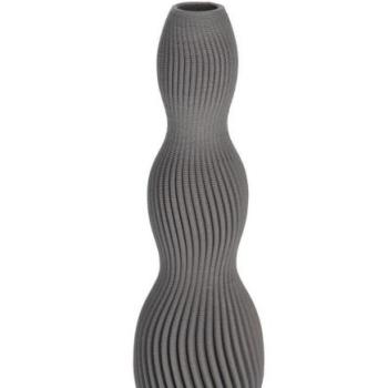 SVENNA szürke váza 28cm kép