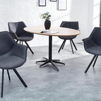 THE DUTCH RETRO szürke mikroszálas szék kép