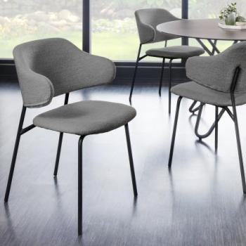 TRACY szürke szövet szék kép