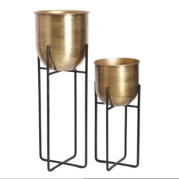 UNIT arany vas kétrészes kaspó kép