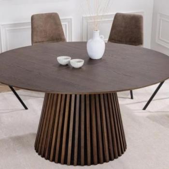 VALHALLA WOOD sötét tölgy színű étkezőasztal 120cm kép