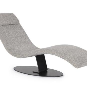 VERMONT szürke boucle fekvőfotel kép