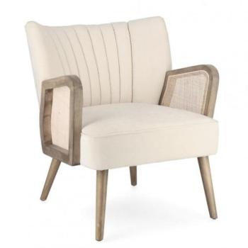 VIRNA Bézs Gumifa Fotel kép