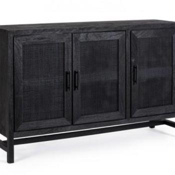 WESTON Fekete MDF Szekrény kép