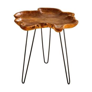 WILD barna teakfa lerakóasztal kép