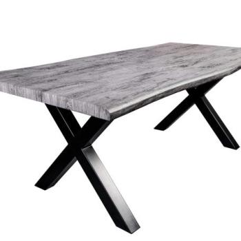 WILD szürke tölgyhatású étkezőasztal 160cm kép