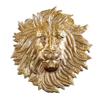WILDLIFE arany oroszlán dekoráció kép